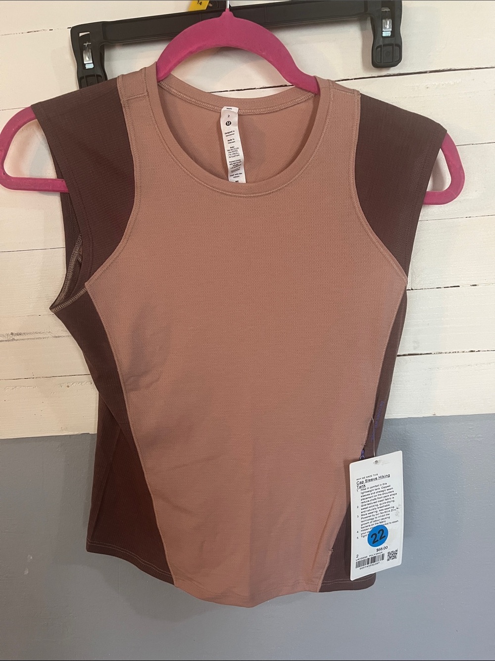 Lululemon Cap Sleeve Hiking Tank